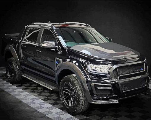 Black Ford Ranger Diamond Paintings