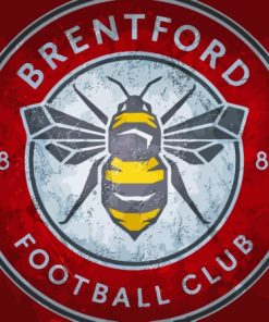 Brentford Football Logo Diamond Paintings