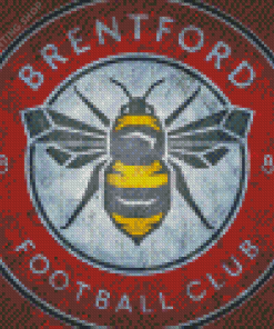 Brentford Football Logo Diamond Paintings