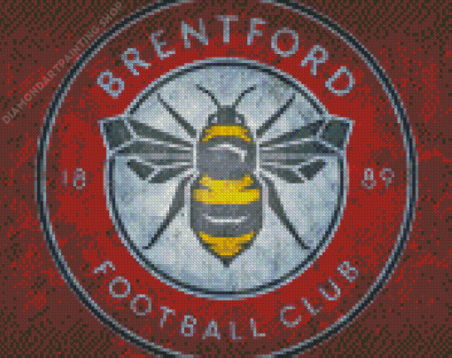 Brentford Football Logo Diamond Paintings