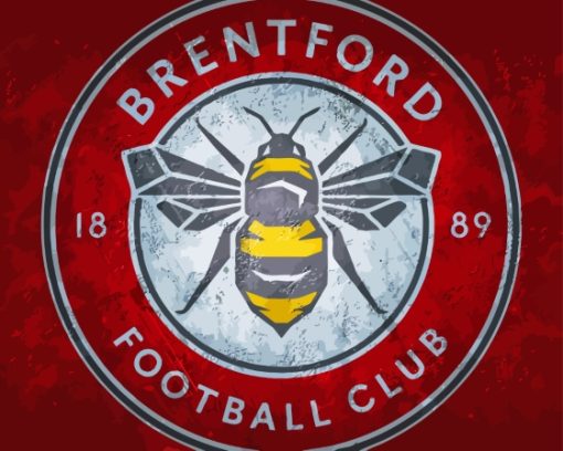 Brentford Football Logo Diamond Paintings