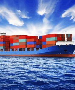 Cargo Ship Diamond Paintings