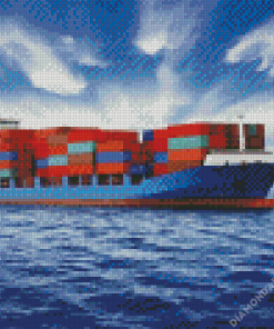 Cargo Ship Diamond Paintings