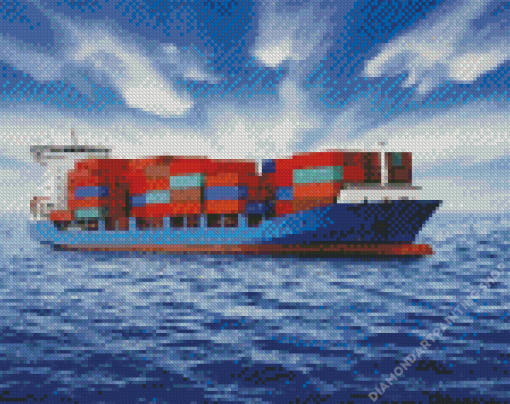 Cargo Ship Diamond Paintings