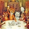 Cats Eating Diamond Paintings