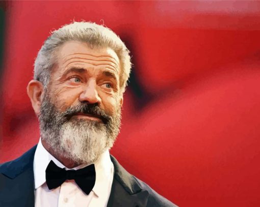 Classy Mel Gibson Diamond Paintings