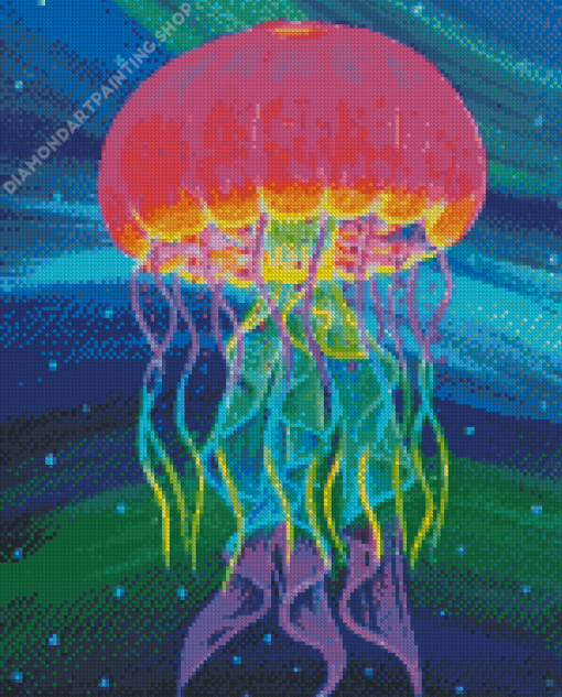 Colorful Jellyfish Diamond Paintings