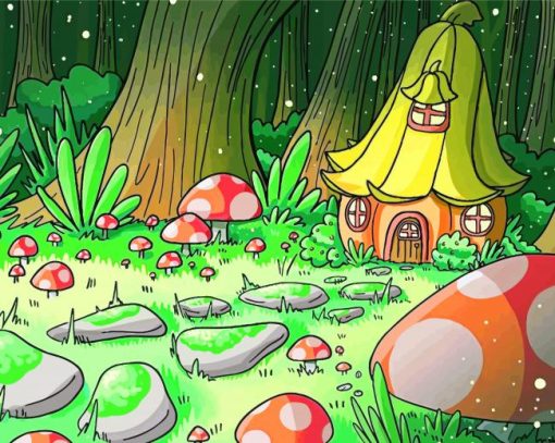 Fairy Houses Diamond Paintings