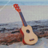 Guitar On Beach Diamond Paintings