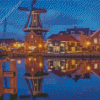 Haarlem At Night Diamond Paintings