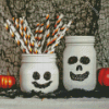 Halloween Ghost Jar Diamond Paintings