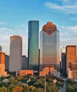 Houston Skyline Diamond Paintings