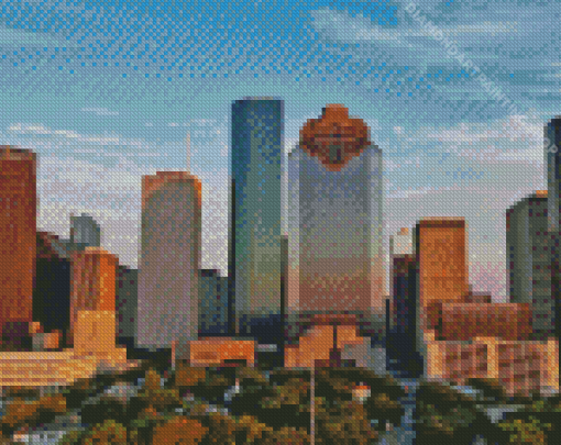 Houston Skyline Diamond Paintings