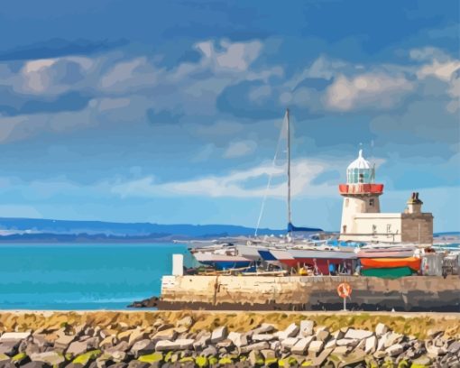 Howth Dublin Harbour Diamond Paintings