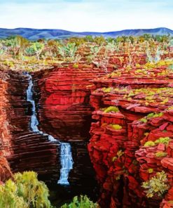 Joffre Falls Karijini Diamond Paintings