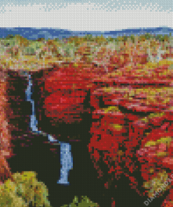 Joffre Falls Karijini Diamond Paintings