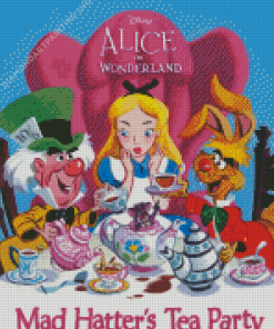 Mad Hatters Tea Party Diamond Paintings