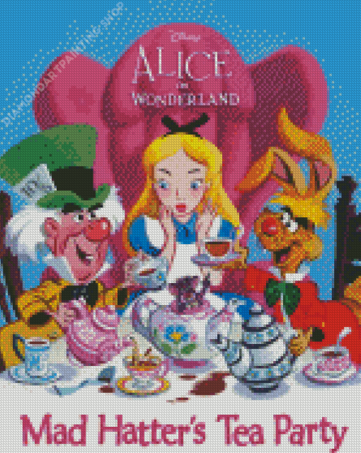 Mad Hatters Tea Party Diamond Paintings