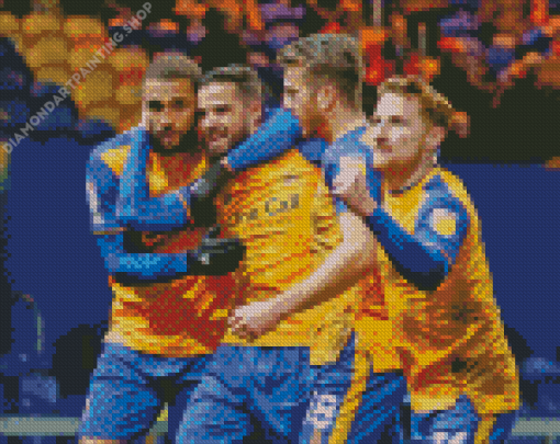 Mansfield Town Football Diamond Paintings