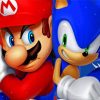 Mario And Sonic Game Diamond Paintings