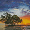 Nudgee Beach Sunrise Diamond Paintings