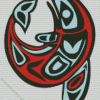 Orca Haida Art Diamond Paintings