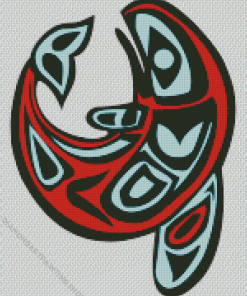 Orca Haida Art Diamond Paintings