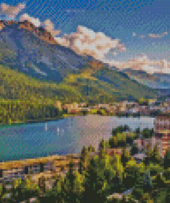 Saint Moritz City Diamond Paintings