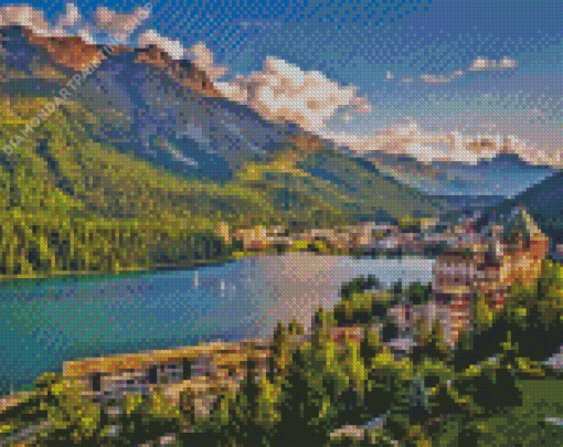 Saint Moritz City Diamond Paintings