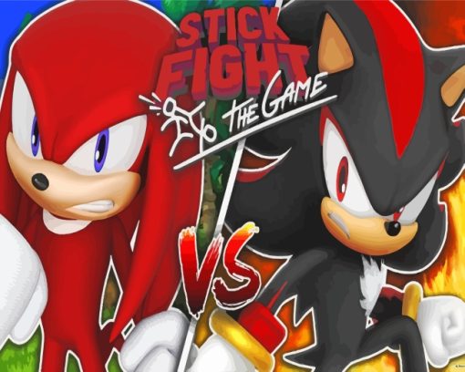 Shadow And Knuckles Diamond Paintings