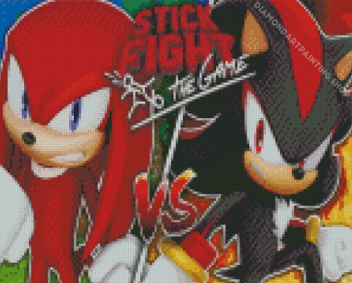 Shadow And Knuckles Diamond Paintings