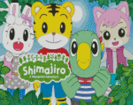 Shimajiro Poster Diamond Paintings