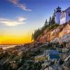 Bass Harbor Lighthouse Diamond Paintings