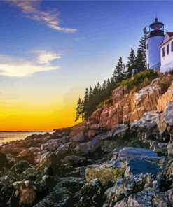 Bass Harbor Lighthouse Diamond Paintings