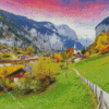 Lauterbrunnen Village Diamond Paintings