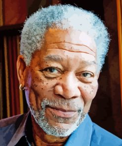 Actor Morgan Freeman Diamond Paintings