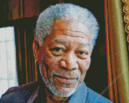 Actor Morgan Freeman Diamond Paintings