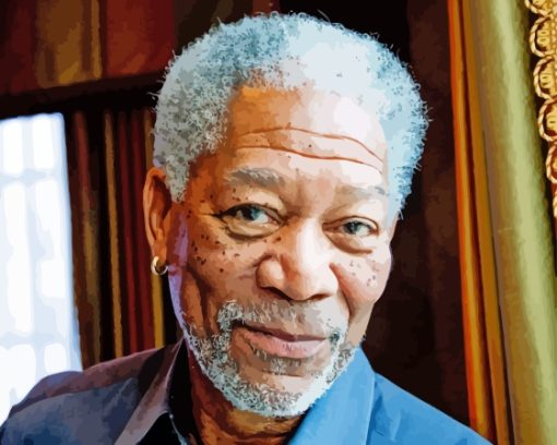 Actor Morgan Freeman Diamond Paintings