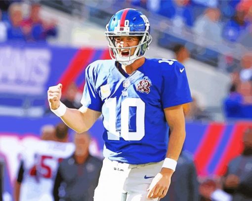 American Eli Manning Diamond Paintings