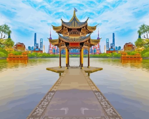 Tianjin Lake Diamond Paintings