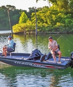 Tracker Bass Boat Diamond Paintings