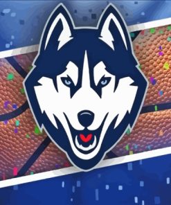 UConn Huskies Logo Diamond Paintings