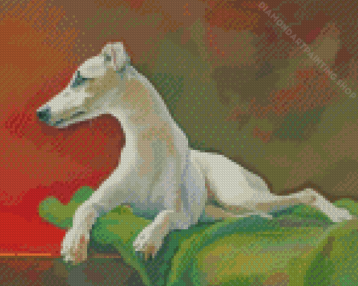 Whippet Dog Art Diamond Paintings