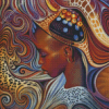 Black African Woman Diamond Paintings