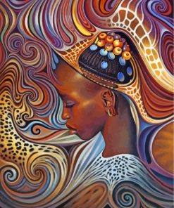 Black African Woman Diamond Paintings