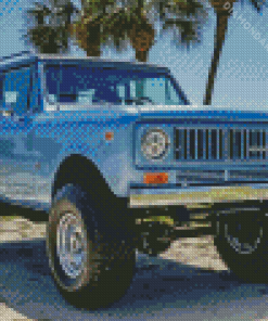 Blue Scout II Car Diamond Paintings