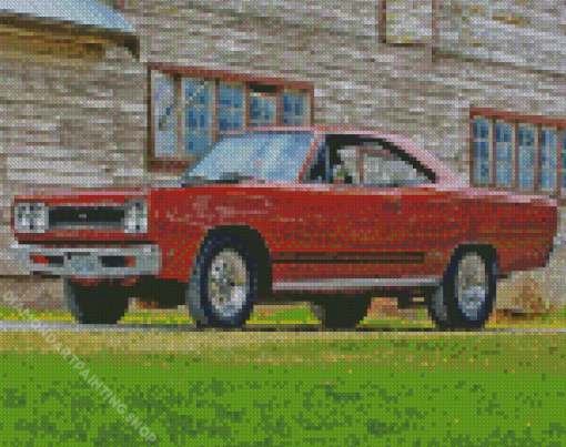 Brown Plymouth Gtx Diamond Paintings