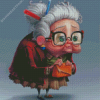 Cartoon Old Woman Diamond Paintings