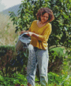 Garden Woman Diamond Paintings