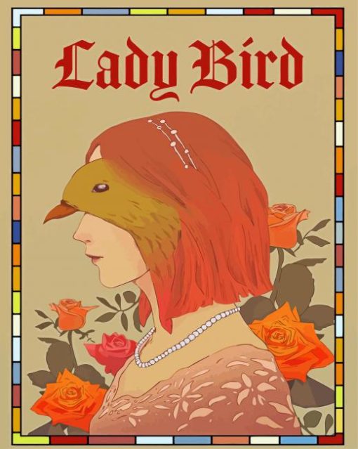 Lady Bird Poster Diamond Paintings